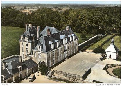 CLERE les PINS 37 - Vue aérienne - Château de Champchevrier - Environs de SAVIGNE sur LATHAN