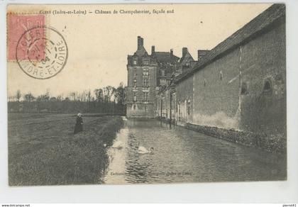 CLÉRÉ LES PINS - Château de CHAMPCHEVRIER , façade Sud