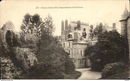 CPA Cleres Dependances du Chateau