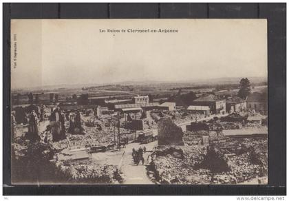 55 - Clermont en Argonne - Les ruines