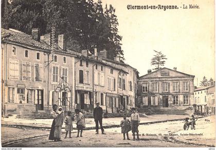 Carte POSTALE Ancienne  de CLERMONT en ARGONNE  - La Mairie