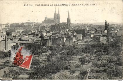 CPA Panorama de Clermont Ferrand