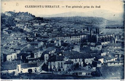 CPA CLERMONT-l'HERAULT Vue générale prise du Sud (686574)