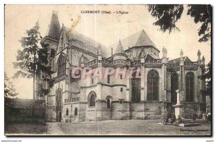 CPA Clermont (Oise) L Eglise