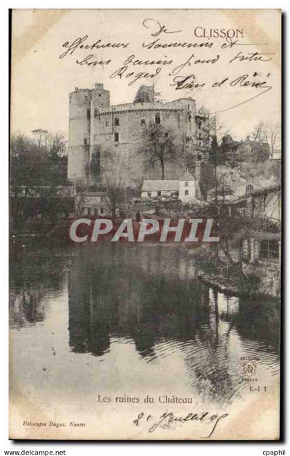 Clisson CPA Chateau Les ruines