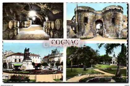 Cognac CPM Chai de reserve de Cognac Place Francois 1er Jardin de l'hotel de ville