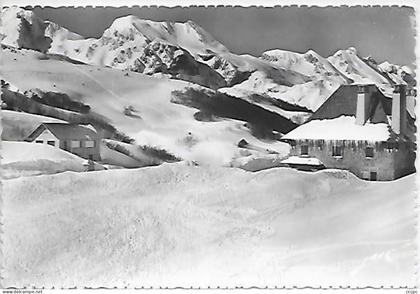 CPSM Col du Somport Café Relais du Col et Teleski