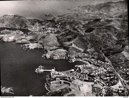 CPSM Collioure Vue Aerienne