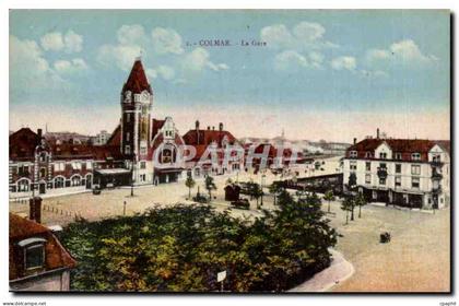 Colmar CPA La gare