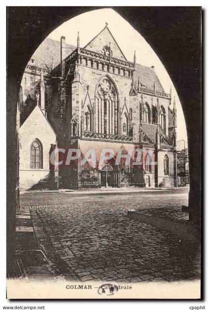 CPA Colmar Cathedrale