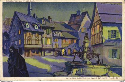 CPA Colmar Le vieux Colmar au clair de lune