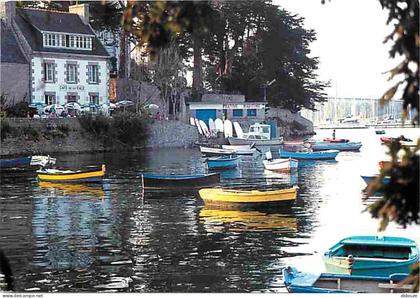 Carte Postale - 29 - Combrit - Sainte Marine - Marée haute sur le Port - Café de la Cale - Voir Scans Recto Verso