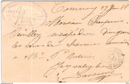 Carte Postale Ancienne de COMMERCY 1888