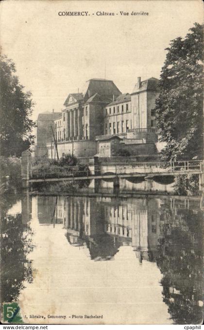 CPA Commercy Chateau Vue deriere libraire Commercy Photo Bachelard
