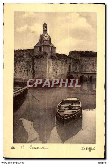 CPA Concarneau Le beffroi