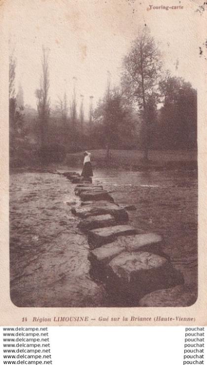 L21-87) CONDAT SUR VIENNE - LA BRIANCE - LE GUE A CHAMBON - JOVE - ( 2 SCANS )