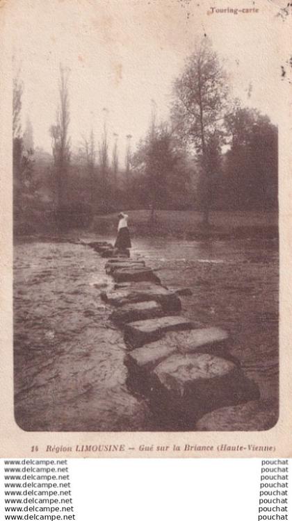 L21-87) CONDAT SUR VIENNE - LA BRIANCE - LE GUE A CHAMBON - JOVE - ( 2 SCANS )