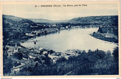 CPA CONDRIEU Le Rhone pris de Verin (443627)