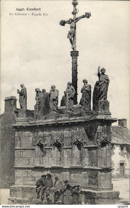 CPA Confort le Calvaire Facade Est