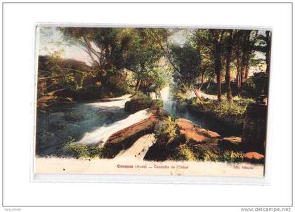 11 CONQUES Cascade, Cascades de l'Orbiel, colorisée, ed Maurel, 193?