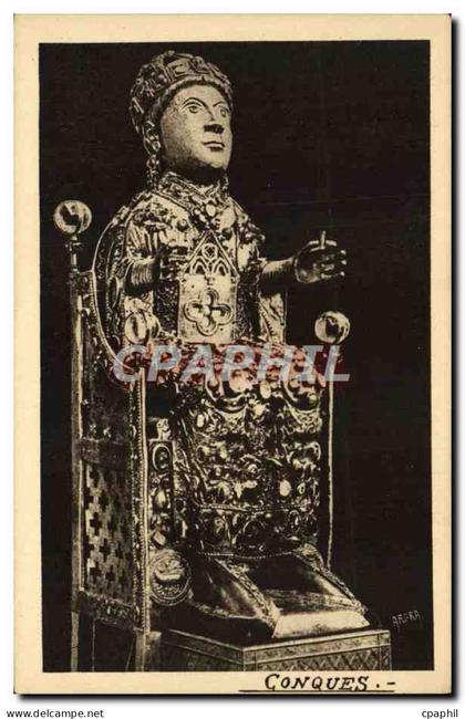 CPA Conques Statue reliquaire de Ste Foy