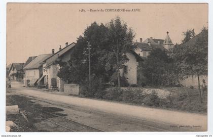 ENTREE DE CONTAMINE SUR ARVE + RAIL CEN