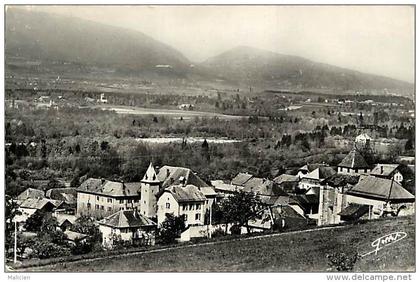 - haute savoie -ref-C107-  contamine sur arve - vue generale - carte bon etat -
