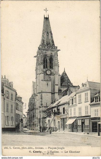 CPA CONTY Église Le Clocher (17571)