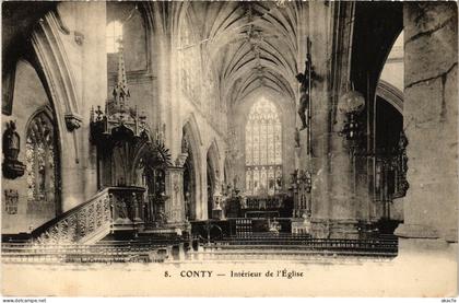 CPA Conty interieur de l'eglise (1498878)