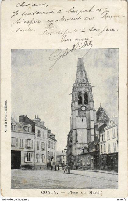 CPA CONTY Place du Marché (751070)