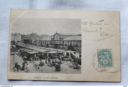 Corbeil, le marché, Essonne 91