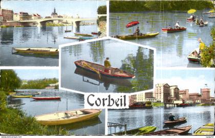CPA Images de France Corbeil Essonnes Les bords de la Seine