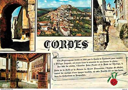 81 - Cordes - Multivues - CPM - Voir Scans Recto-Verso