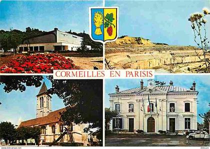 95 - Cormeilles en Parisis - Multivues - Automobiles - Blasons - Carte Neuve - CPM - Voir Scans Recto-Verso
