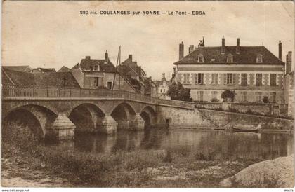 CPA COULANGES-sur-YONNE Le Pont (1197785)