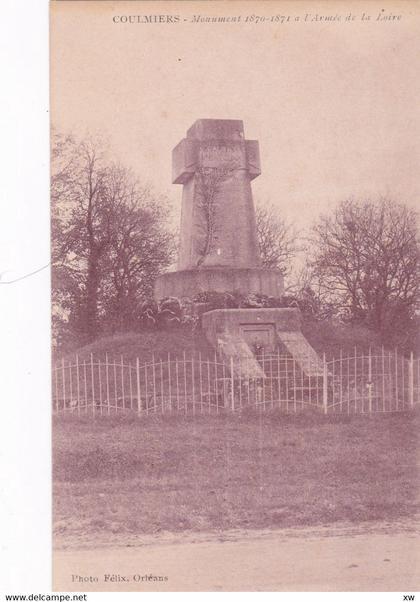 COULMIERS -45- Monument 1870-1871 à l'Armée de la Loire - 30-07-24