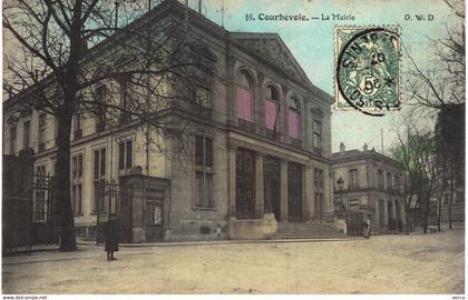Carte POSTALE  Ancienne  de  COURBEVOIE - La mairie
