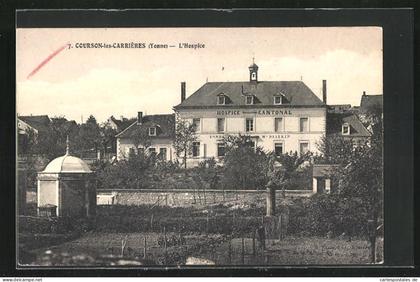 CPA Courson-les-Carrières, L`Hospice