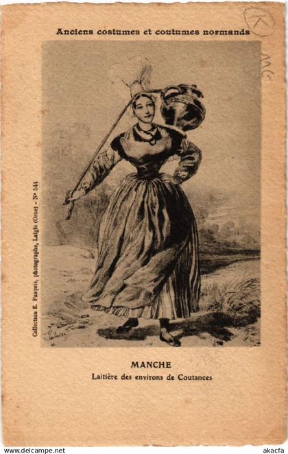 CPA COUTANCES - Laitiere des Env. de COUTANCES - Folklore - Type (633191)