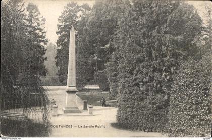 CPA Coutances Le Jardin Public
