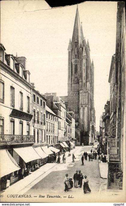 CPA Coutances Rue Taucrede