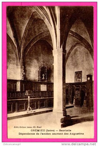 Crémieu - Sacristie - Dépendance de l'ancien Couvent des Augustins - GRIVOZ JEUNE ( N 2709 )