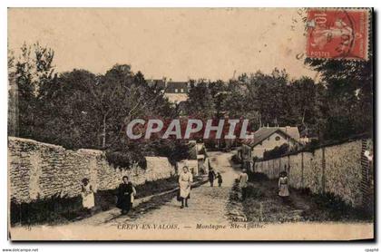 CPA Crepy en VAlois Montagne Sainte Agathe