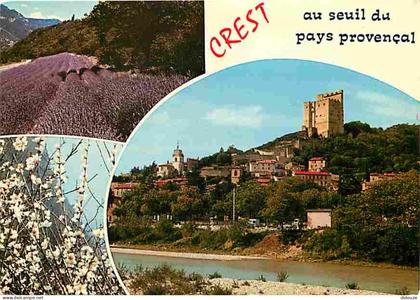 Carte Postale - 26 - Crest - Multivues - Flamme Postale de Crest - CPM - Voir Scans Recto-Verso - Poscard - Carta Postal