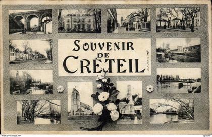 CPA Souvenir de Creteil