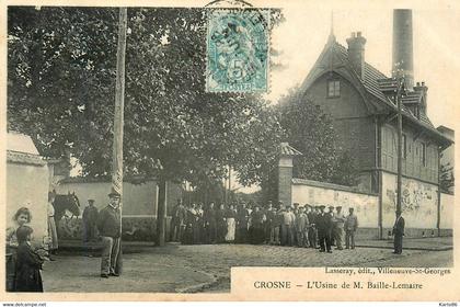 crosnes * crosne * l'Usine de M. BAILLE LEMAIRE * les ouvriers