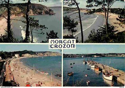 Carte Postale - 29 - Presqu'ile de Crozon - Morgat - Multivues - Plages - Voir Scans Recto Verso
