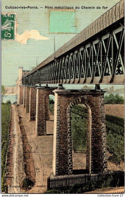 (26/05/26) 33-CPA CUBZAC LES PONTS