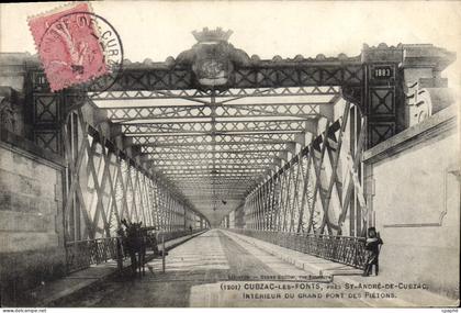 CPA Cubzac Les Ponts Pres St Andre De
