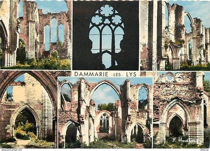 77 - Dammarie les Lys - Ruines romantiques de l'abbaye royale du Lys - Multivues - CPM - Voir Scans Recto-Verso